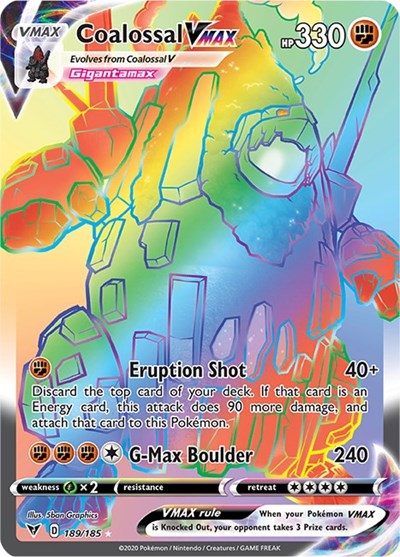 Coalossal VMAX #189 Vivid Voltage