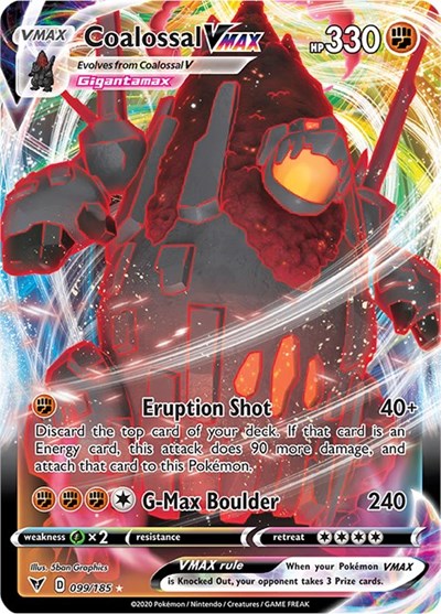 Coalossal VMAX #99 Vivid Voltage