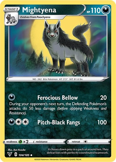 Mightyena #104 Vivid Voltage