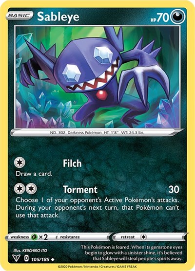 Sableye #105 Vivid Voltage