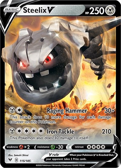 Steelix V #115 Vivid Voltage
