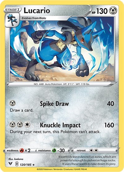 Lucario #120 Vivid Voltage