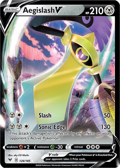 Aegislash V #126 Vivid Voltage