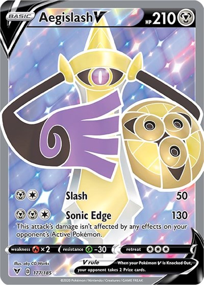 Aegislash V #177 Vivid Voltage