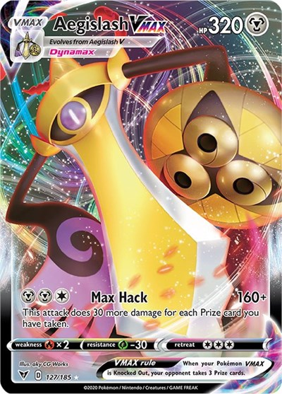 Aegislash VMAX #127 Vivid Voltage