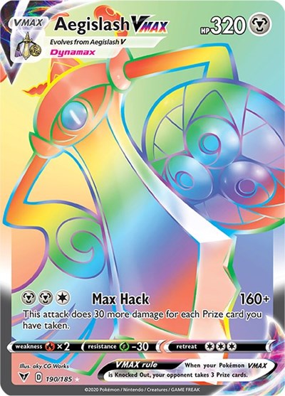 Aegislash VMAX #190 Vivid Voltage