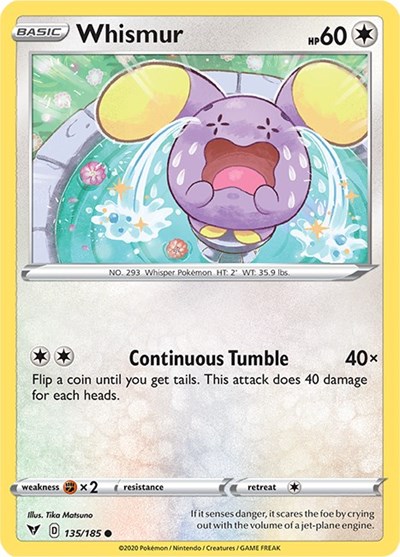 Whismur #135 Vivid Voltage