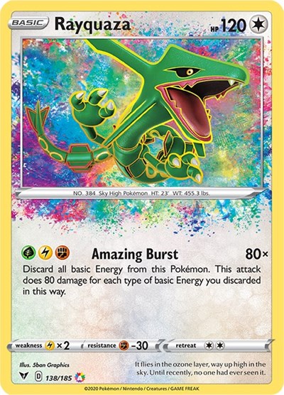 Rayquaza #138 Vivid Voltage