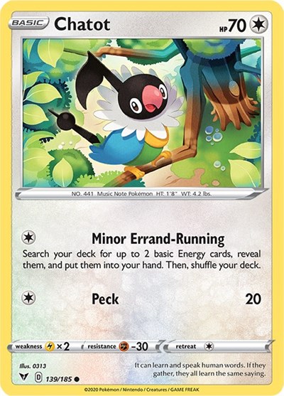 Chatot #139 Vivid Voltage