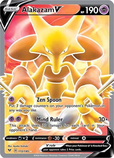 Alakazam V #172 Vivid Voltage