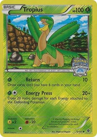Tropius #5 League & Championship Cards