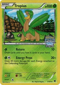Tropius (National Championships) [Staff] #5 League & Championship Cards