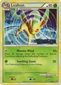 Leafeon (Prerelease) [Staff] #17 Nintendo Promos
