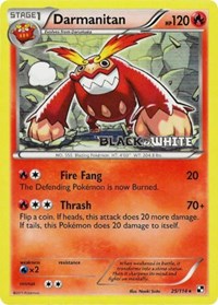 Darmanitan #25 Black and White Promos