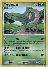 Tropius (Prerelease) [Staff] #52 Nintendo Promos