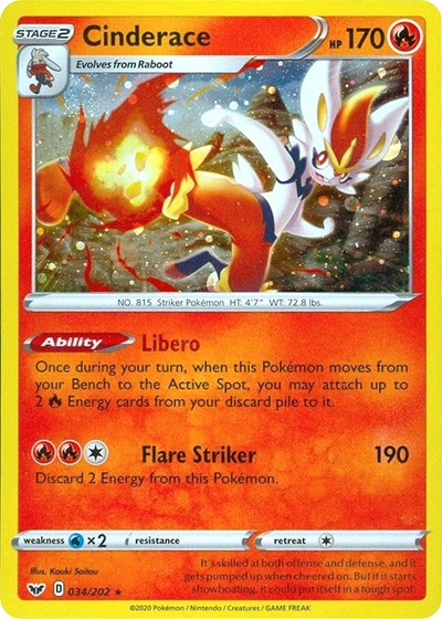 Cinderace Miscellaneous Cards & Products #34