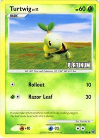 Turtwig [Platinum] #77 Burger King Promos