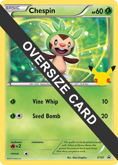 Chespin #XY01 First Partner Pack