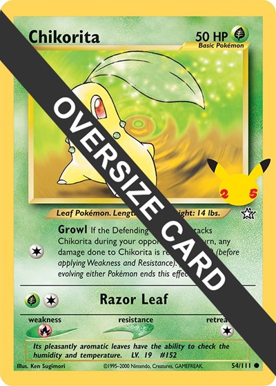 Chikorita #54 First Partner Pack