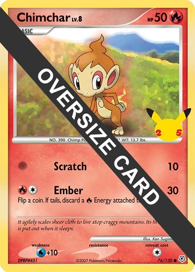Chimchar #76 First Partner Pack