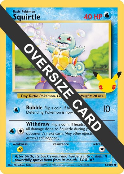 Squirtle — First Partner Pack chase card