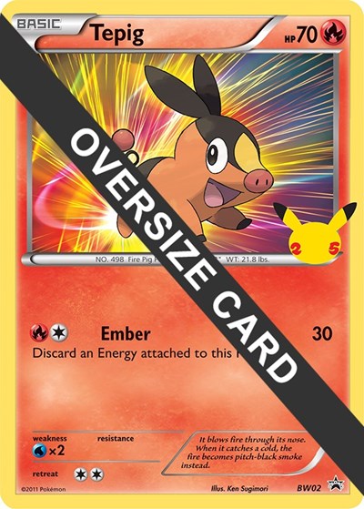 Tepig #BW02 First Partner Pack