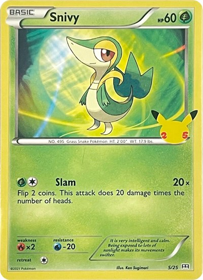 Snivy #5 McDonald's 25th Anniversary Promos