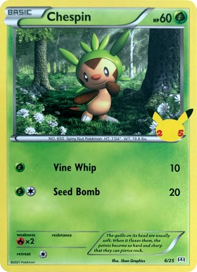 Chespin #6 McDonald's 25th Anniversary Promos