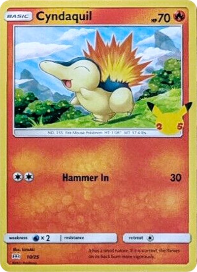 Cyndaquil #10 McDonald's 25th Anniversary Promos