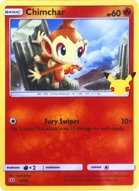 Chimchar #12 McDonald's 25th Anniversary Promos