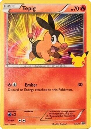 Tepig #13 McDonald's 25th Anniversary Promos