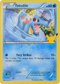 Totodile #18 McDonald's 25th Anniversary Promos