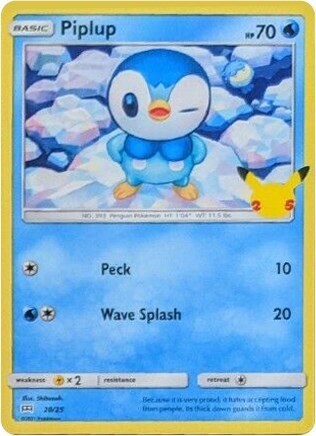 Piplup #20 McDonald's 25th Anniversary Promos