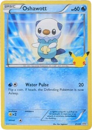 Oshawott #21 McDonald's 25th Anniversary Promos