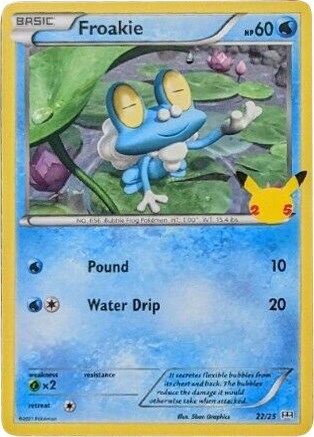 Froakie #22 McDonald's 25th Anniversary Promos
