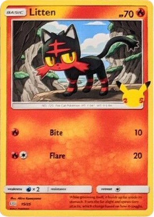 Litten #15 McDonald's 25th Anniversary Promos