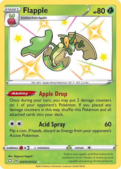 Flapple #SV013 Shining Fates: Shiny Vault