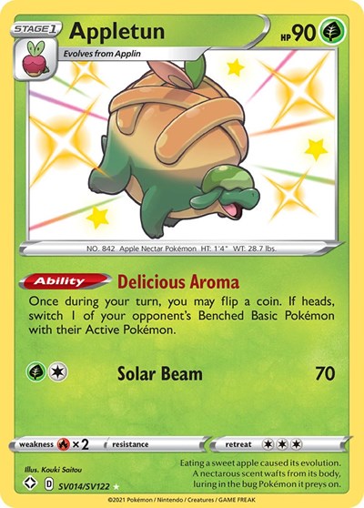 Appletun #SV014 Shining Fates: Shiny Vault