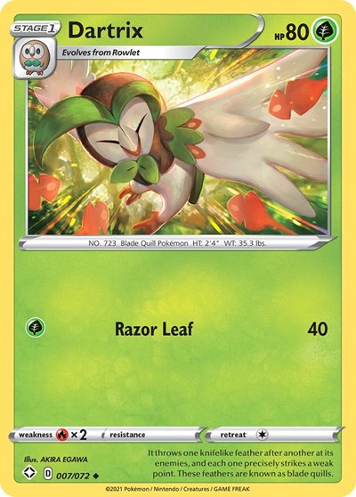 Dartrix #7 Shining Fates