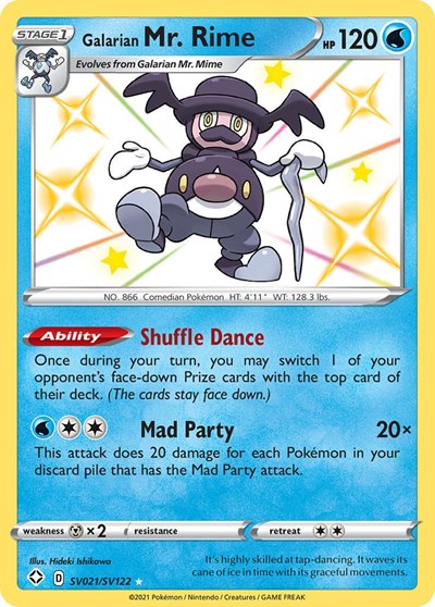 Galarian Mr. Rime #SV021 Shining Fates: Shiny Vault