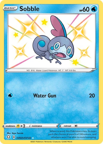 Sobble #SV025 Shining Fates: Shiny Vault