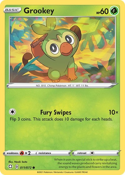 Grookey #11 Shining Fates