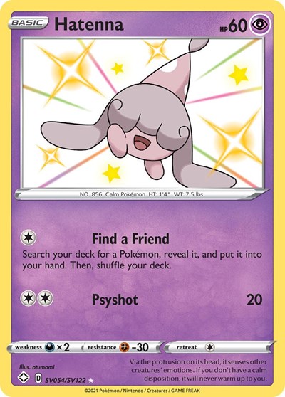 Hatenna #SV054 Shining Fates: Shiny Vault