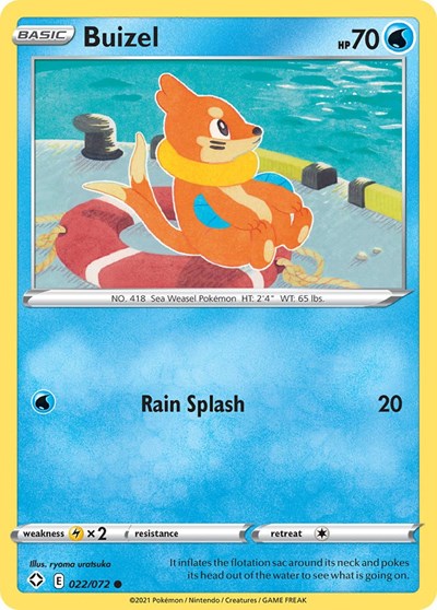 Buizel #22 Shining Fates