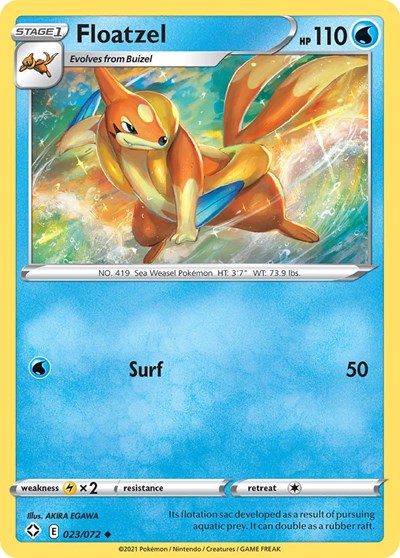Floatzel #23 Shining Fates