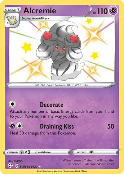 Alcremie #SV058 Shining Fates: Shiny Vault