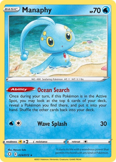 Manaphy #24 Shining Fates