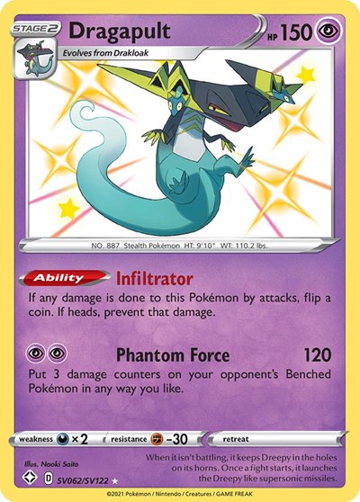 Dragapult #SV062 Shining Fates: Shiny Vault