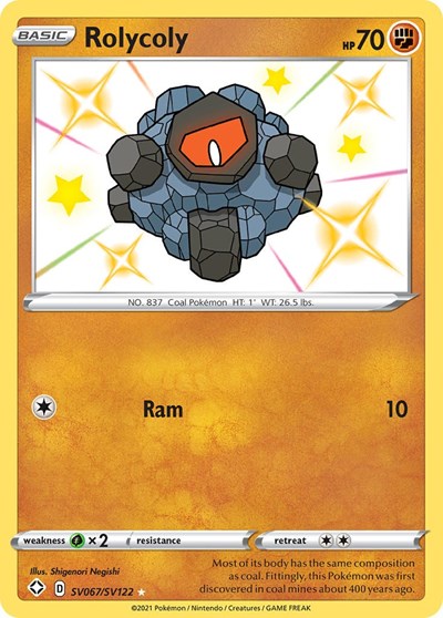 Rolycoly #SV067 Shining Fates: Shiny Vault