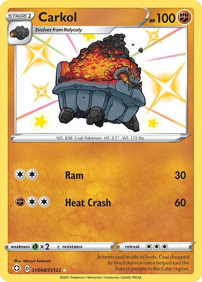 Carkol #SV068 Shining Fates: Shiny Vault